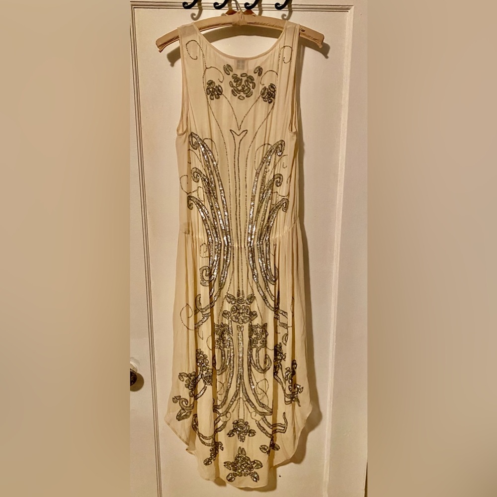 Free people Haute Hippie Sequin Beaded  dress M  Revolve Party New Years - Picture 3 of 5